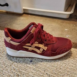 Asics Gel Lyte III Veg Tan Pack Red Suede